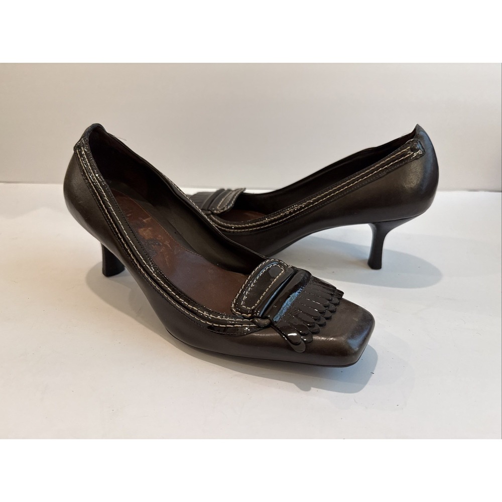 Cole Haan Kiltie Fringe Leather Pumps size 7.5B